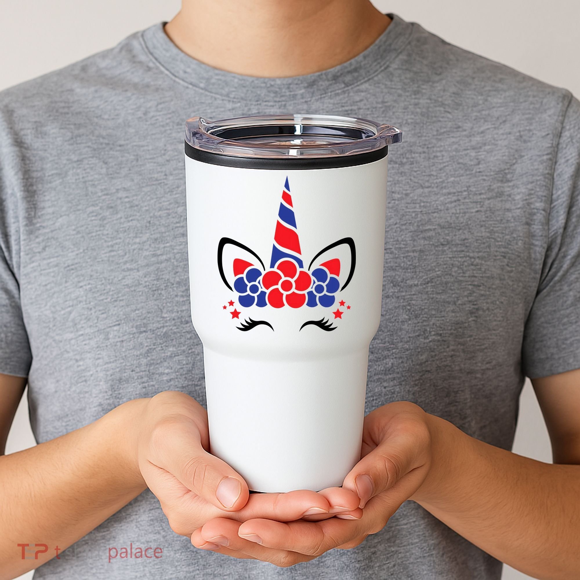 Unicorn 4th Of July Tumbler