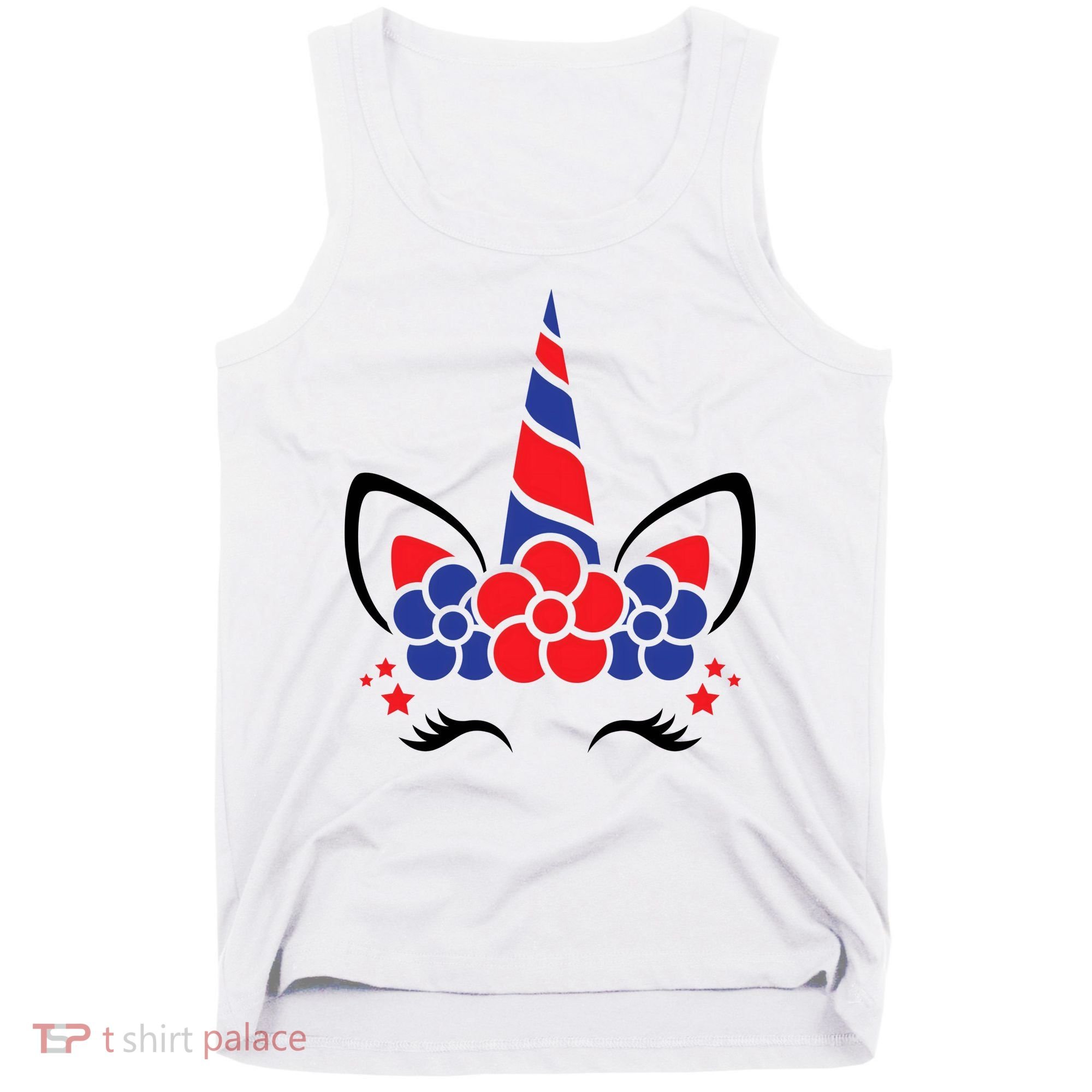 Unicorn 4th Of July Tank Top