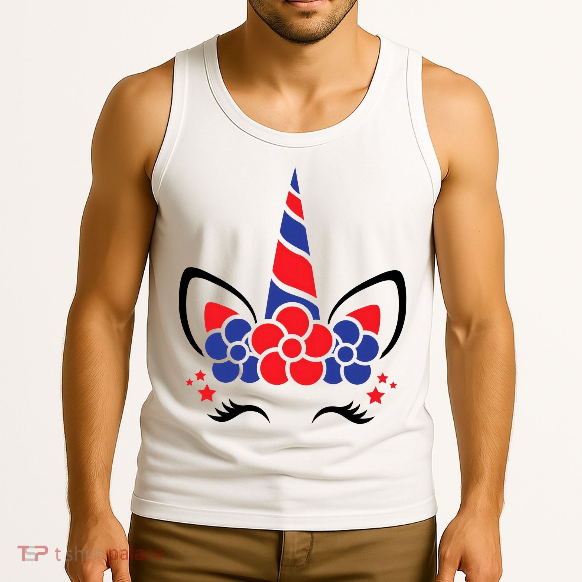 Unicorn 4th Of July Tank Top