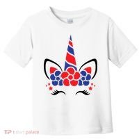 Unicorn 4th Of July Toddler T-Shirt thumb 0