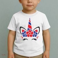 Unicorn 4th Of July Toddler T-Shirt thumb 2