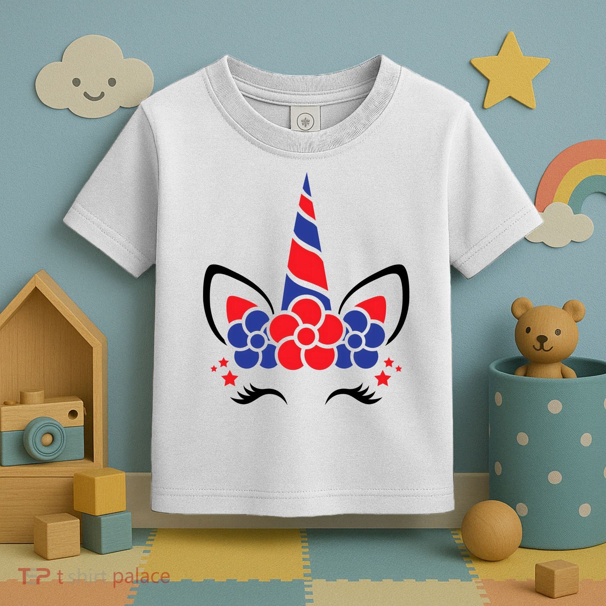 Unicorn 4th Of July Toddler T-Shirt