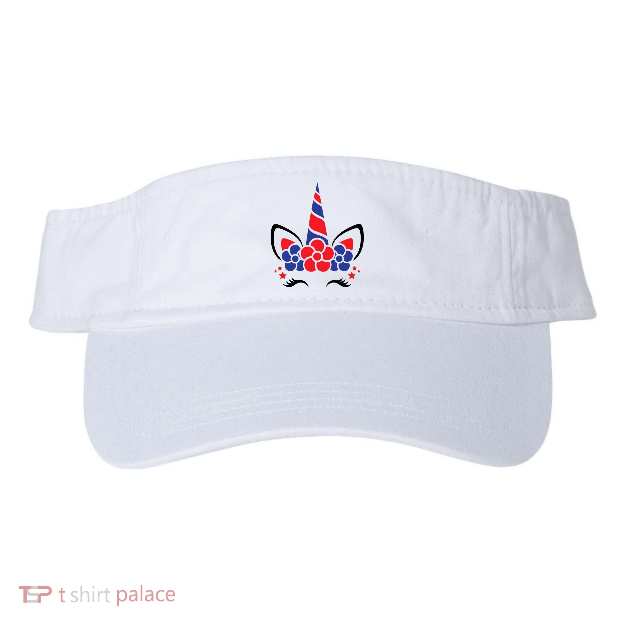 Unicorn 4th Of July Visor