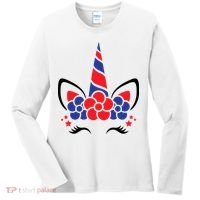 Unicorn 4th Of July Women's Long Sleeve Shirt thumb 0