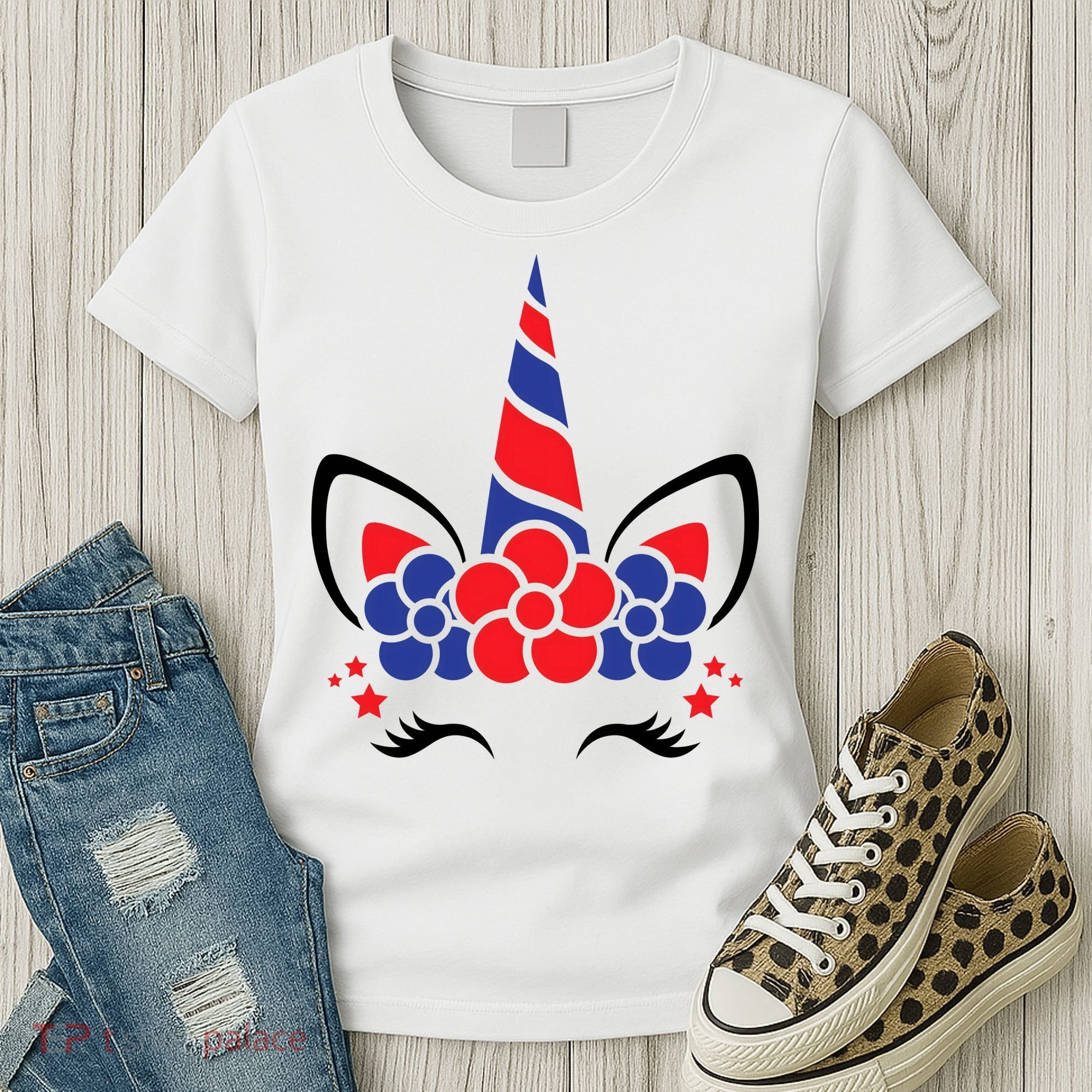 Unicorn 4th Of July Women's T-Shirt