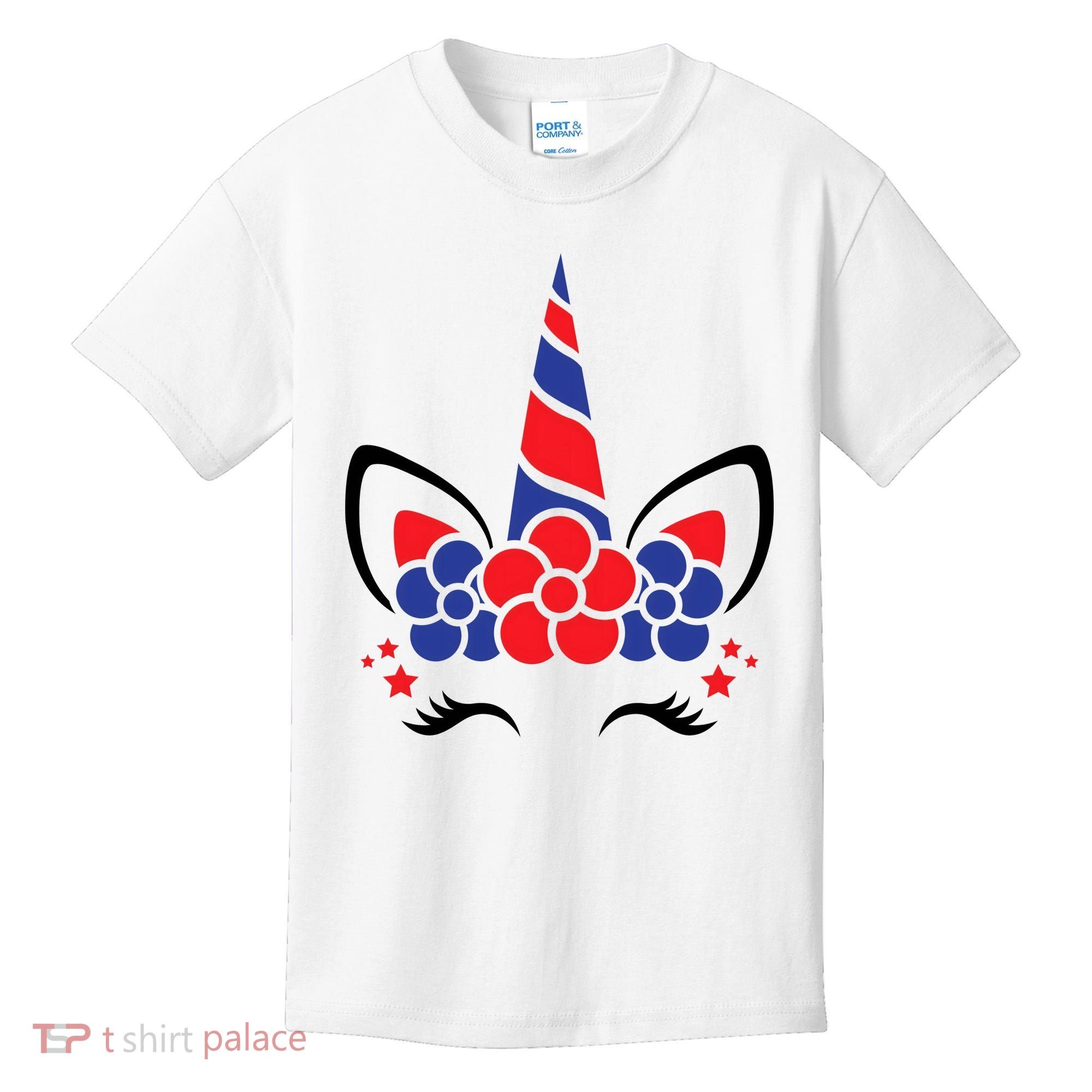 Unicorn 4th Of July Kids T-Shirt