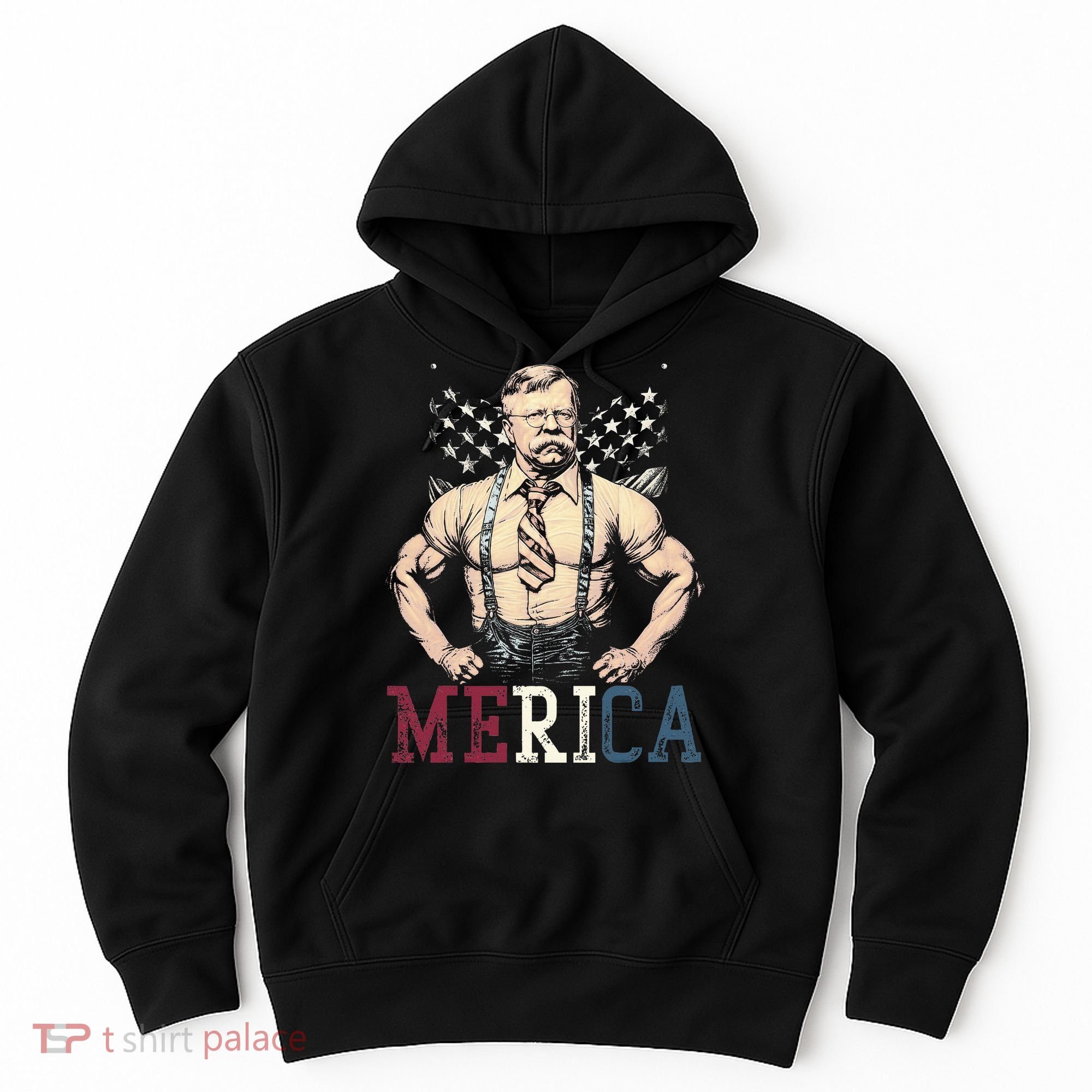 Usa 4th Of July Teddy Roosevelt Hoodie