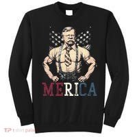 Usa 4th Of July Teddy Roosevelt Sweatshirt thumb 0