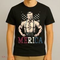Usa 4th Of July Teddy Roosevelt T-Shirt thumb 3