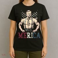 Usa 4th Of July Teddy Roosevelt T-Shirt thumb 4