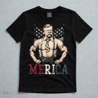 Usa 4th Of July Teddy Roosevelt T-Shirt thumb 5
