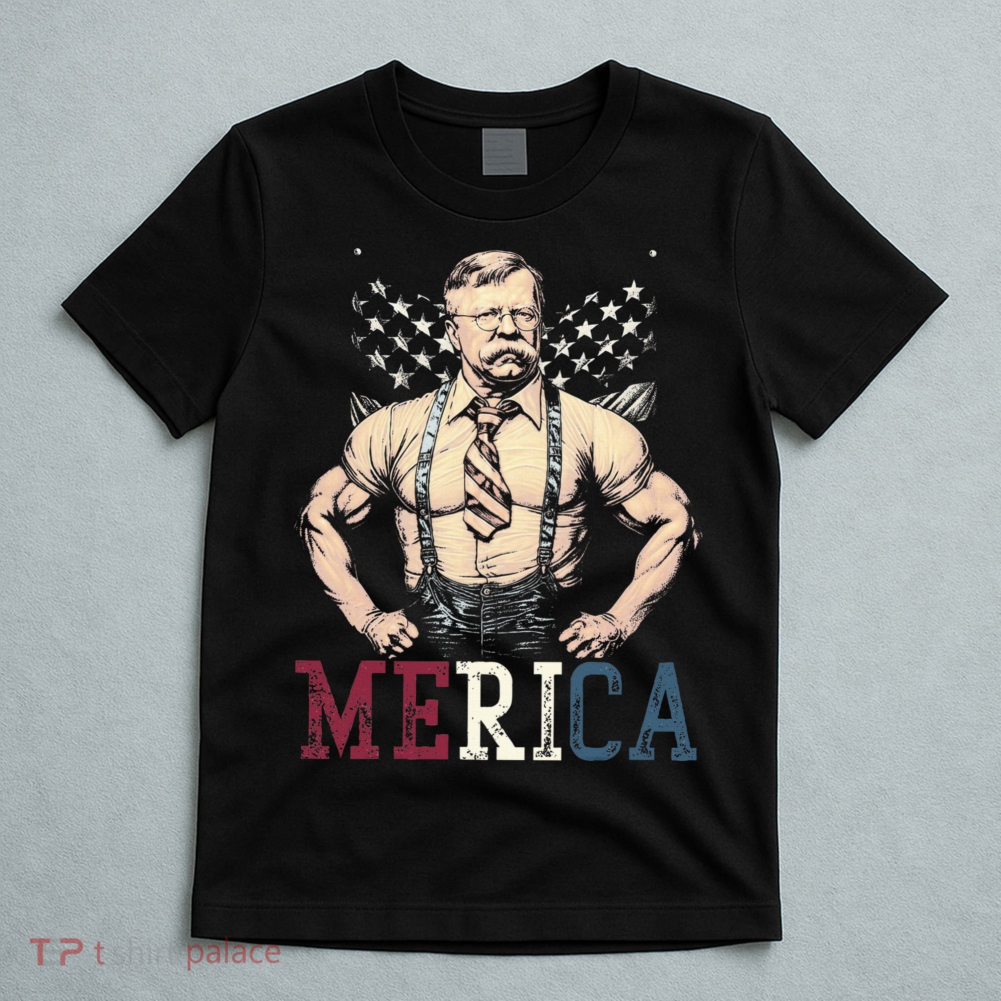 Usa 4th Of July Teddy Roosevelt T-Shirt