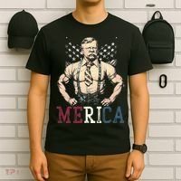 Usa 4th Of July Teddy Roosevelt T-Shirt thumb 6