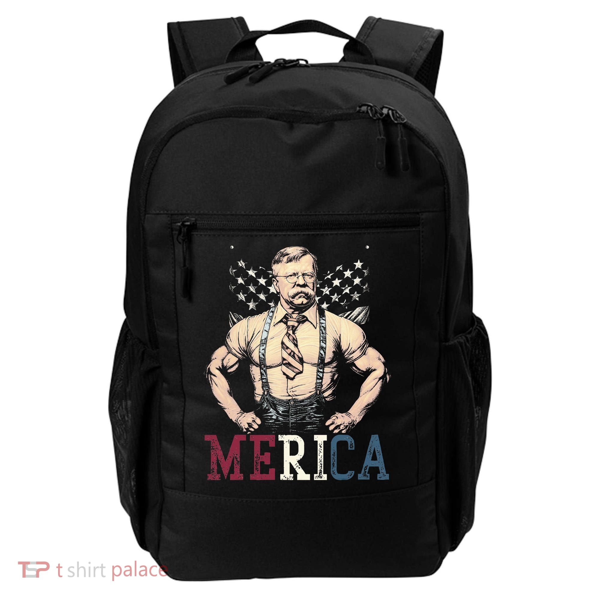 Usa 4th Of July Teddy Roosevelt Backpack