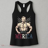 Usa 4th Of July Teddy Roosevelt Women's Tank Top thumb 3