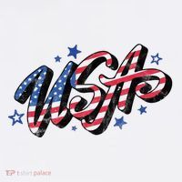 Usa 4th Of July Vintage Star T-Shirt thumb 7
