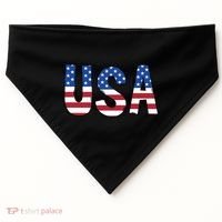Usa 4th Of July Independce Day USA-Made Doggie Bandana thumb 0