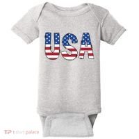 Usa 4th Of July Independce Day Baby Bodysuit thumb 0