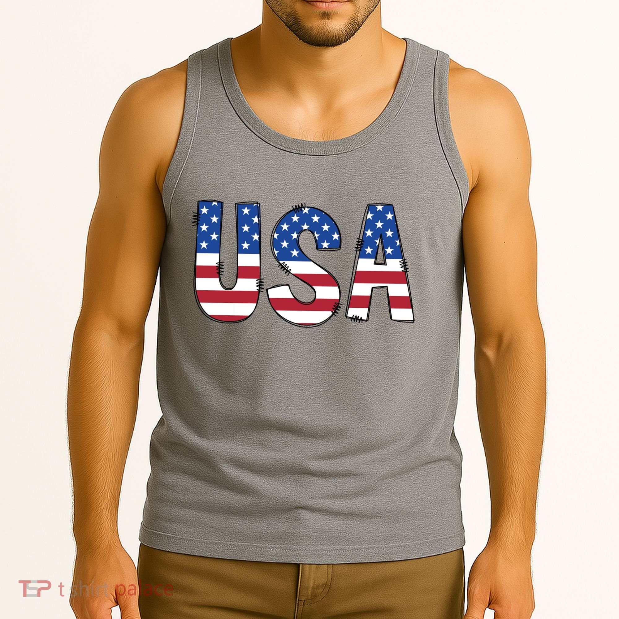 Usa 4th Of July Independce Day Tank Top