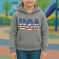 Usa 4th Of July Independce Day Kids Hoodie thumb 3