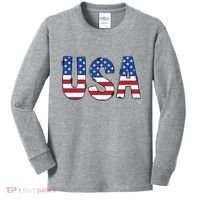 Usa 4th Of July Independce Day Kids Long Sleeve Shirt thumb 0