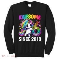 Unicorn 6th Birthday 6 Year Old Unicorn Party Sweatshirt thumb 0