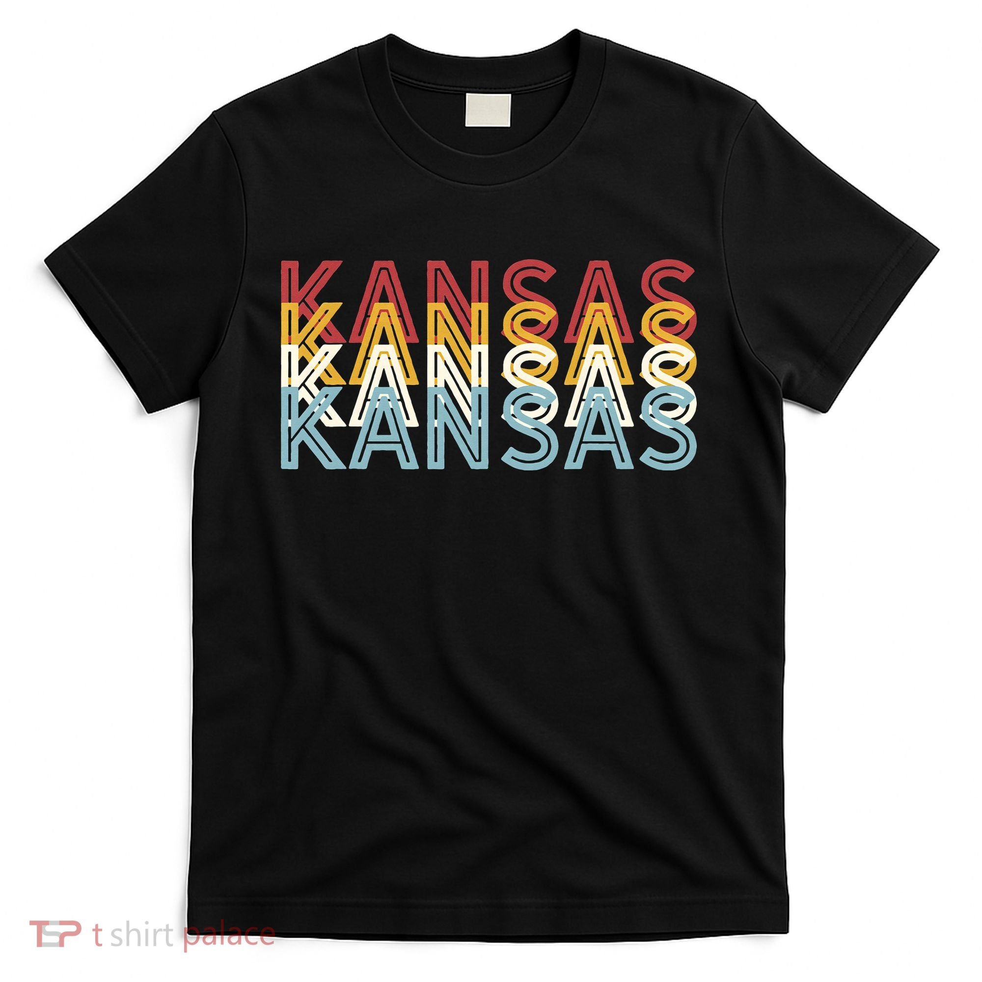 USA 70's State Retro Vintage Kansas T-Shirt