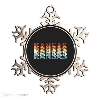 USA 70's State Retro Vintage Kansas Ornament