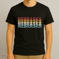 Usa 70s State Retro Vintage Nebraska T-Shirt thumb 3