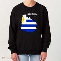 Uruguay 8 Bit Pixelated Women's Sweatshirt thumb 0