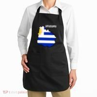 Uruguay 8 Bit Pixelated Apron thumb 2