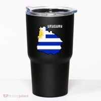 Uruguay 8 Bit Pixelated Tumbler thumb 0