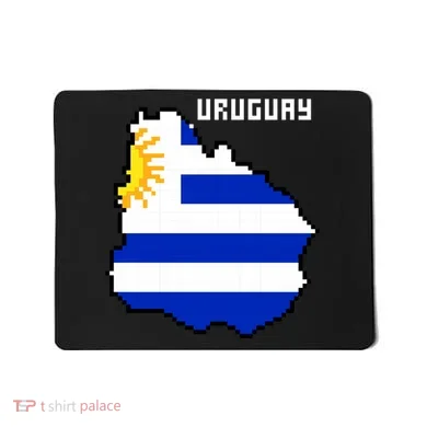 Uruguay 8 Bit Pixelated Mousepad