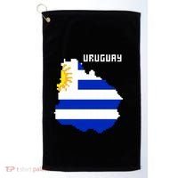 Uruguay 8 Bit Pixelated Golf Towel thumb 0