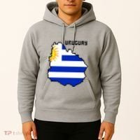 Uruguay 8 Bit Pixelated Hoodie thumb 2
