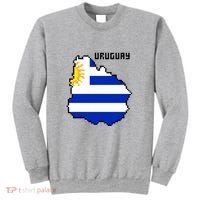 Uruguay 8 Bit Pixelated Sweatshirt thumb 0
