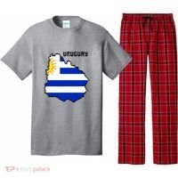 Uruguay 8 Bit Pixelated Pajama Set thumb 0