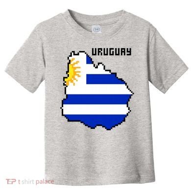 Uruguay 8 Bit Pixelated Toddler T-Shirt