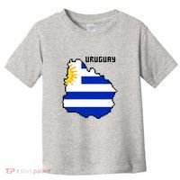 Uruguay 8 Bit Pixelated Toddler T-Shirt thumb 0