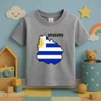 Uruguay 8 Bit Pixelated Toddler T-Shirt thumb 3