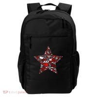 USA American 4th Of July Pattern Star Backpack thumb 0