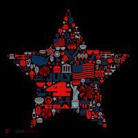 USA American 4th Of July Pattern Star Coffee Mug thumb 5