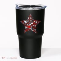 USA American 4th Of July Pattern Star Tumbler thumb 0