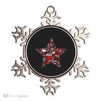 USA American 4th Of July Pattern Star Ornament thumb 0