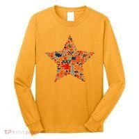 USA American 4th Of July Pattern Star Long Sleeve Shirt thumb 0