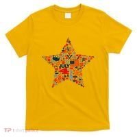 USA American 4th Of July Pattern Star T-Shirt thumb 0