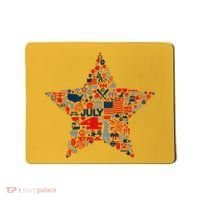 USA American 4th Of July Pattern Star Mousepad thumb 0