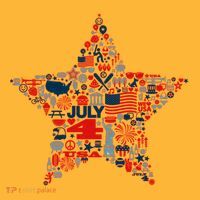 USA American 4th Of July Pattern Star Hat thumb 2