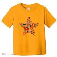 USA American 4th Of July Pattern Star Toddler T-Shirt thumb 0