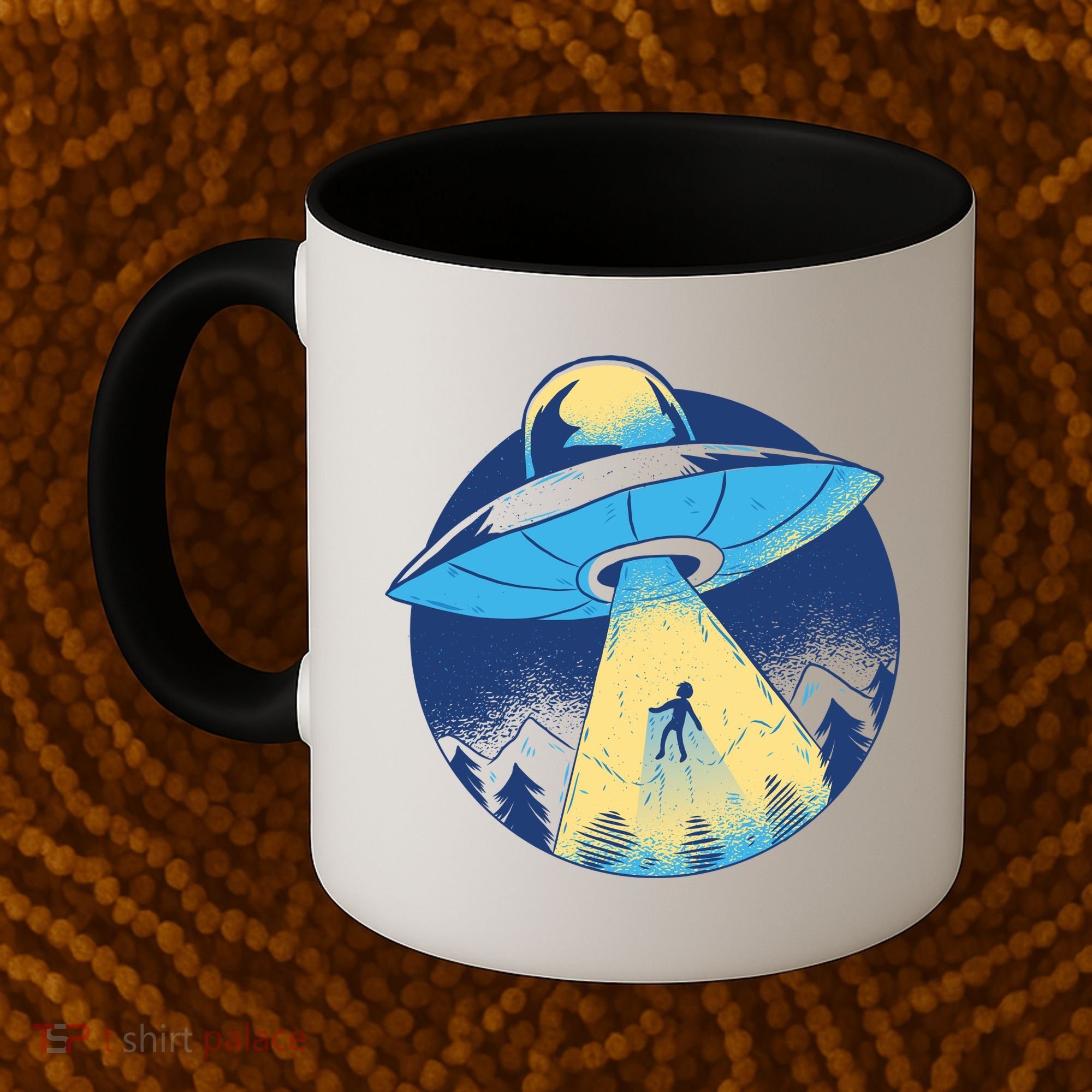 Ufo Alien Abduction Flying Saucer Area 51 Conspiracy Coffee Mug